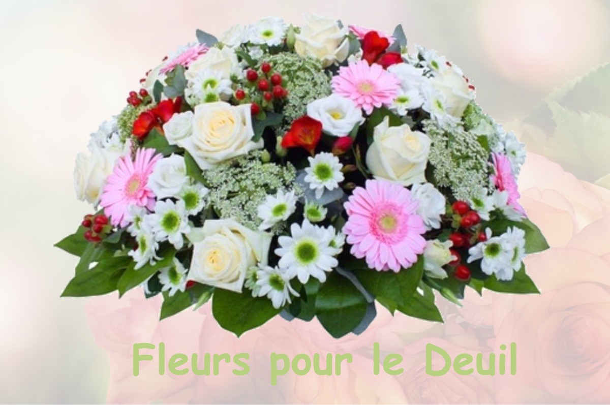 fleurs deuil SAINT-BEAT